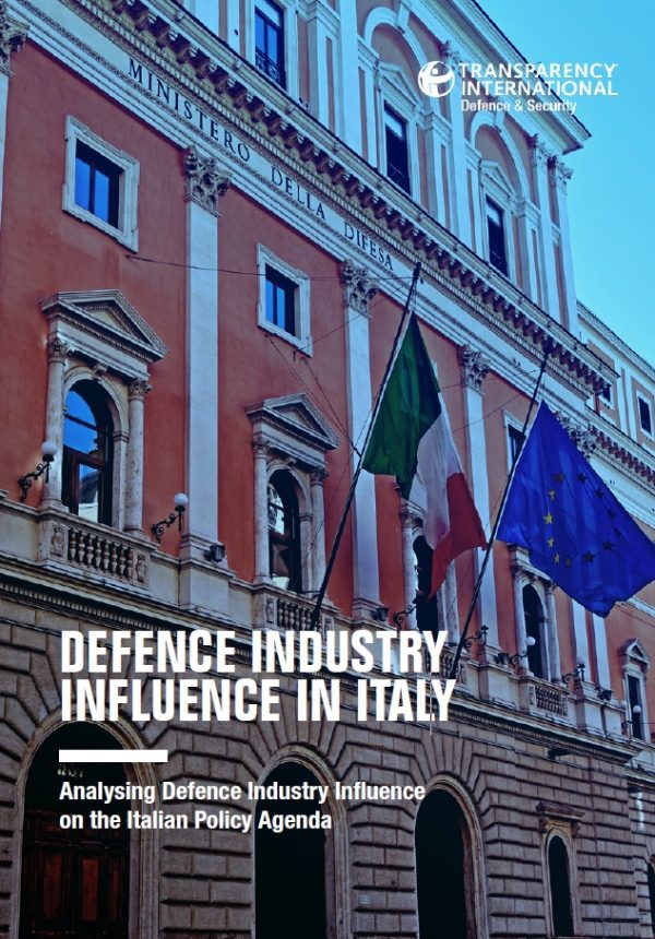 PDF cover of Defence industry influence in Italy: Analysing defence industry influence on the Italian policy agenda