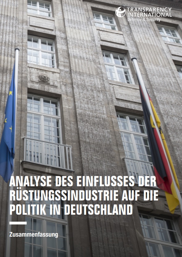 PDF cover of Analyse des Einflusses der Rüstungsindustrie auf die Politik in Deutschland