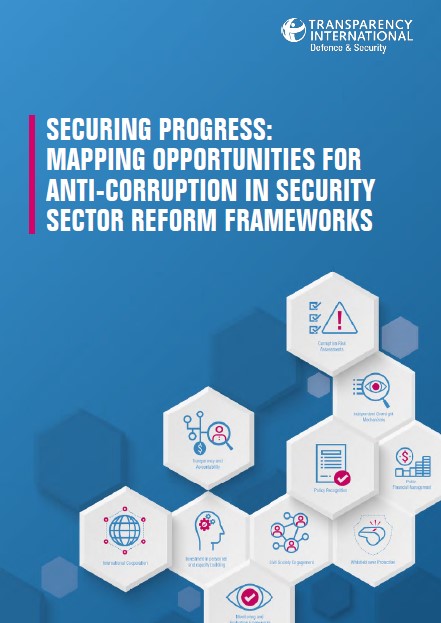 PDF cover of Securing progress: mapping opportunities for anti-corruption in security sector reform frameworks