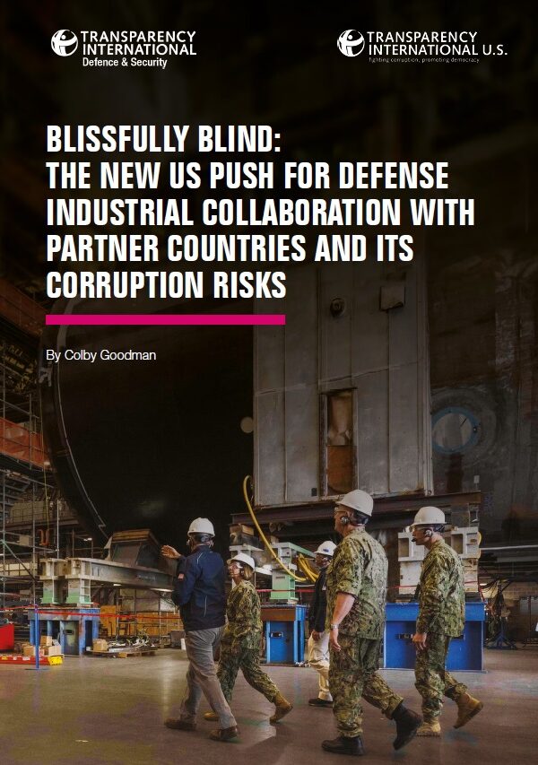 PDF cover of Blissfully Blind: The new US push for defence industrial collaboration with partner countries and its corruption risks