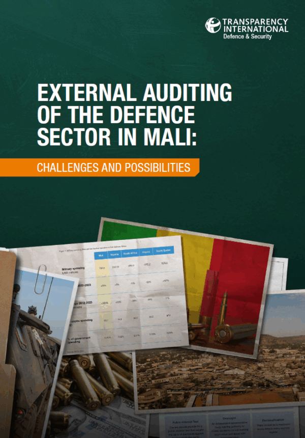 PDF cover of External Auditing of the Defence Sector in Mali: Challenges and Possibilities